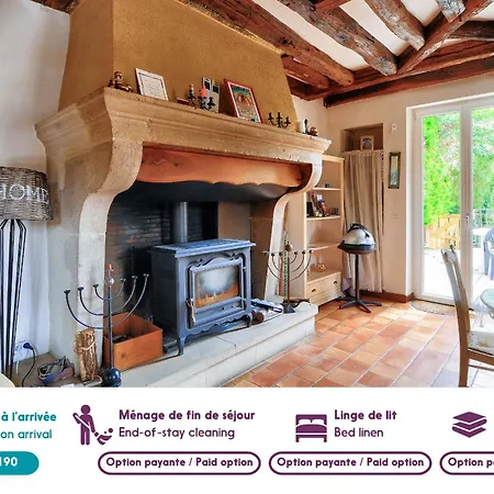 Maison En Pierre Avec Terrasse, Ideal Pour 4 度假居 *